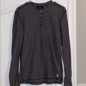 Men’s Grey Buffalo Button Up Sweater